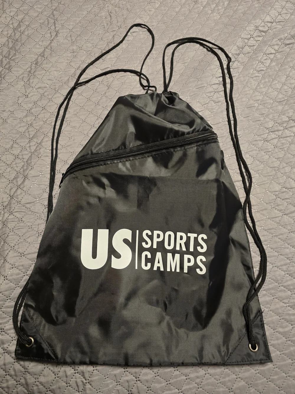 Black Drawstring Backpack
